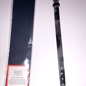 New KEEP Collective Black Camo/Silver Leather Band - Collector’s Edition